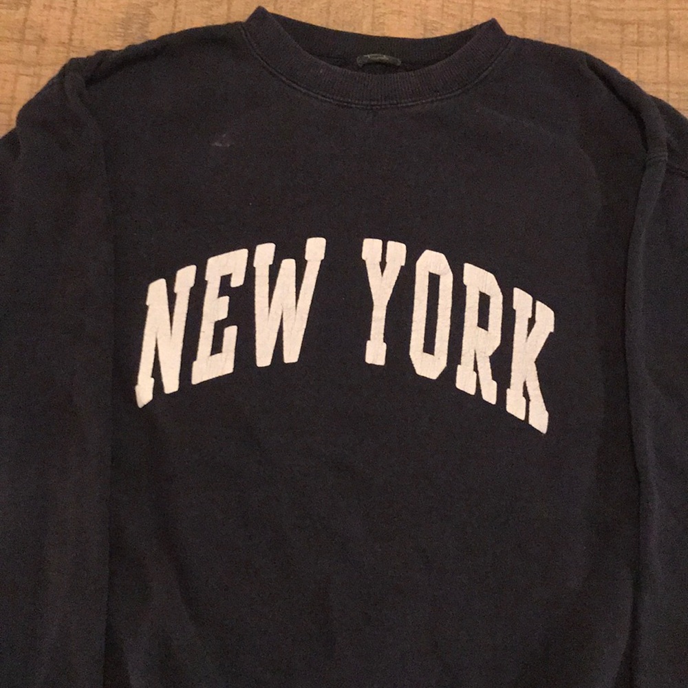 Blue sweatshirt New York